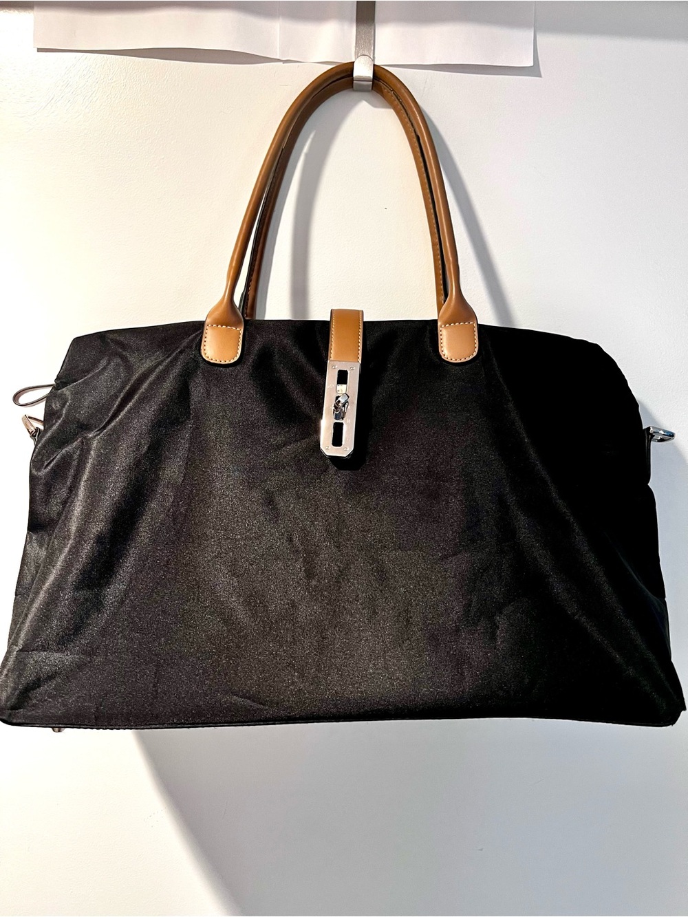 Tosca Women's Nylon Oversized Travel Tote Bag